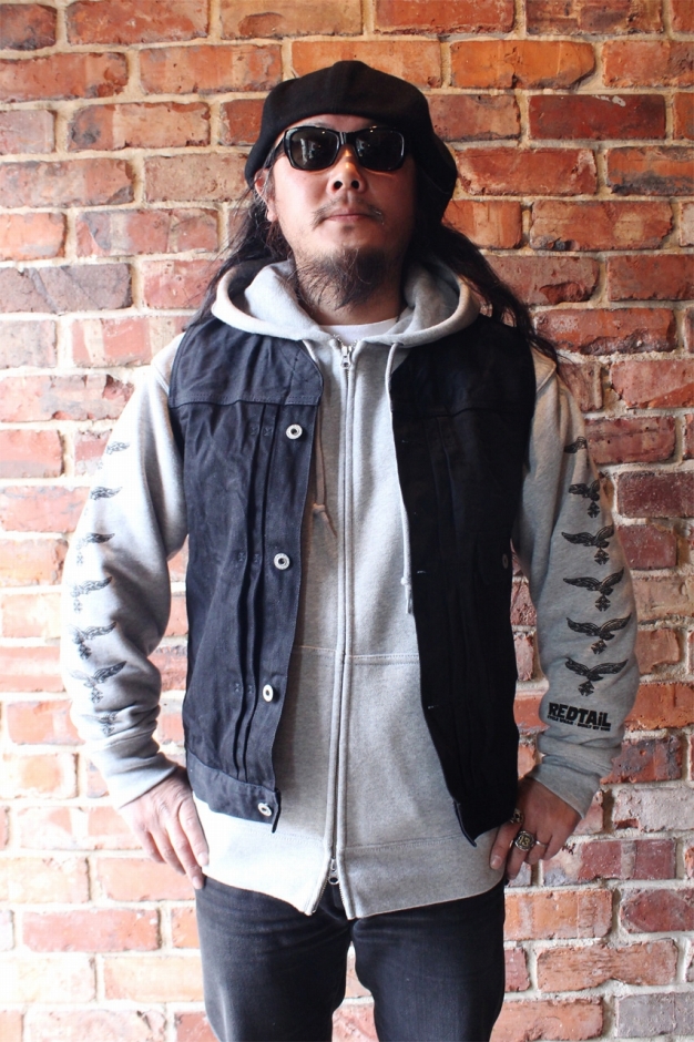 ViSE REDTAiL バイス レッドテイル Cross Denim Vest